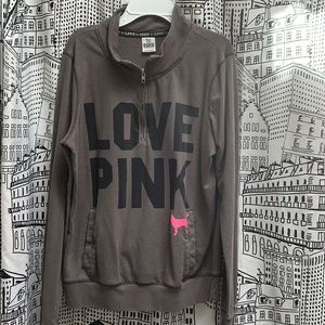 Victoria’s Secret pink quarter zip